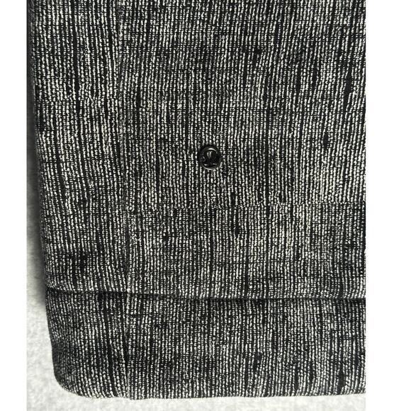 Lululemon Sz 2 Blazer Vest Burlap Texture Black Dune French Terry‎ Soft Stretchy - Picture 6 of 12
